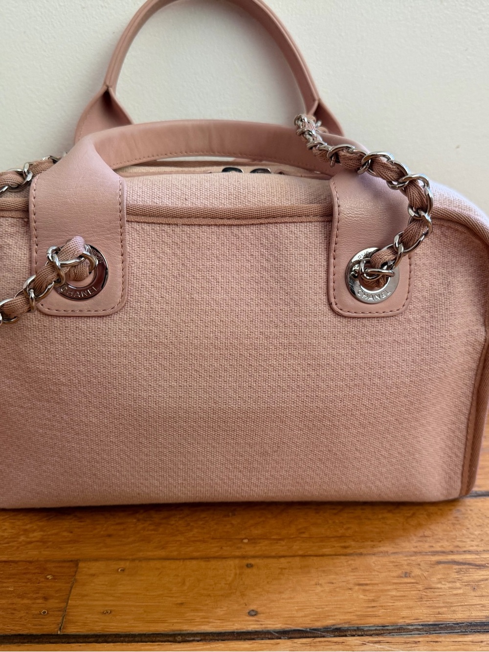 Authentic Chanel Deauville bowling shoulder bag - Picture 7 of 16